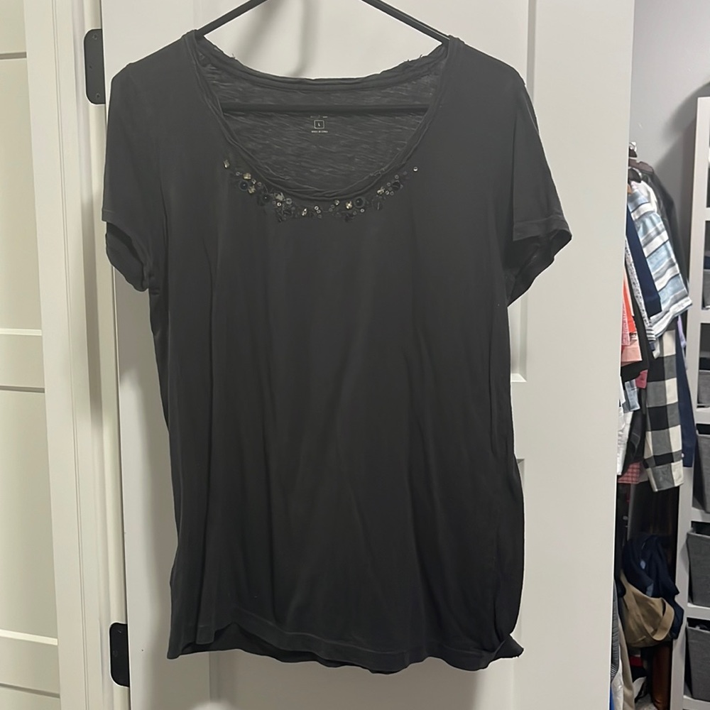 Eddie Bauer black shirt size large.